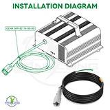 yamaha golf cart charger cord
